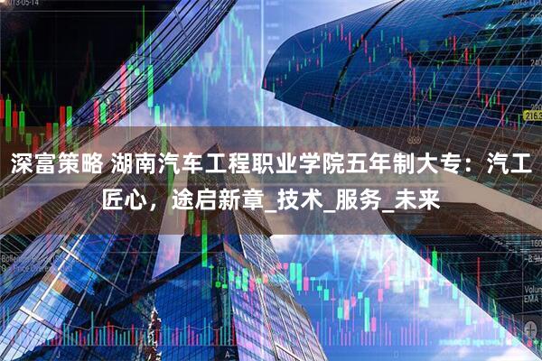 深富策略 湖南汽车工程职业学院五年制大专：汽工匠心，途启新章_技术_服务_未来